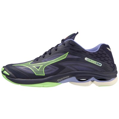 Zapatillas Para Voleibol Mizuno WAVE Lightning Z7 Hombre Azules Oscuro / Verdes / Morados - Chile M